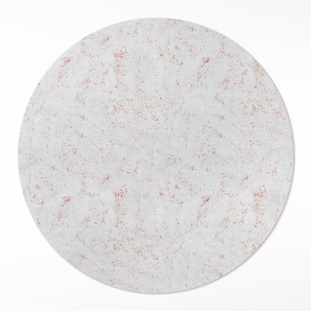 Kerek műanyag szőnyeg Texturált kő díszítőbeton