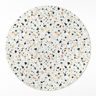 Kerek műanyag szőnyeg Dekoratív kőporcelán csempe