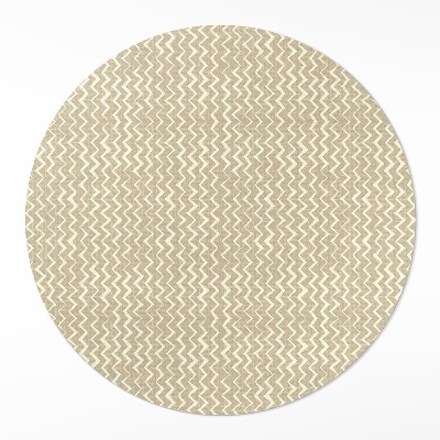 Kerek műanyag szőnyeg Szabálytalan sablonok boho minta