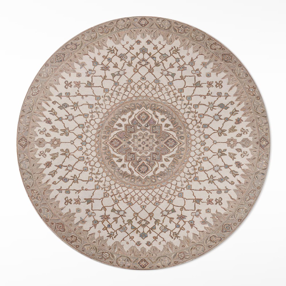 Kerek vinil szőnyeg Ornament w starym stylu mandala vintage