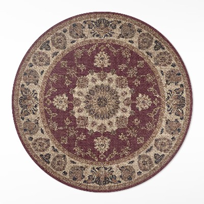 Kerek vinil szőnyeg Elegancka perska harmonia