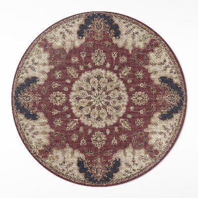 Kerek műanyag szőnyeg Elegancka perska symetria