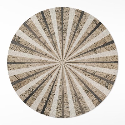 Kerek pvc szőnyeg Piaskowa geometria