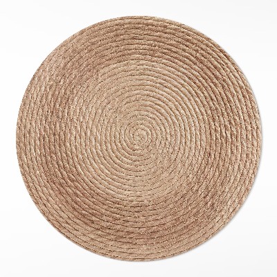 Kerek pvc szőnyeg Sznurkowe linie w stylu minimalistycznym