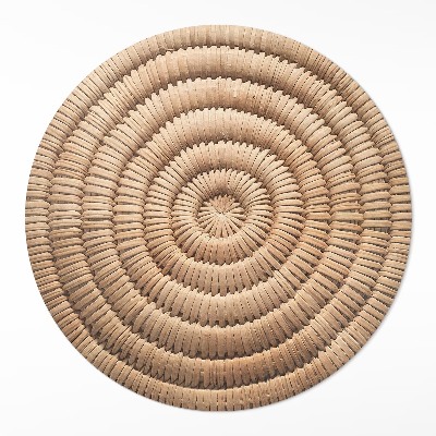 Kerek vinil szőnyeg Minimalistyczna plecionka boho