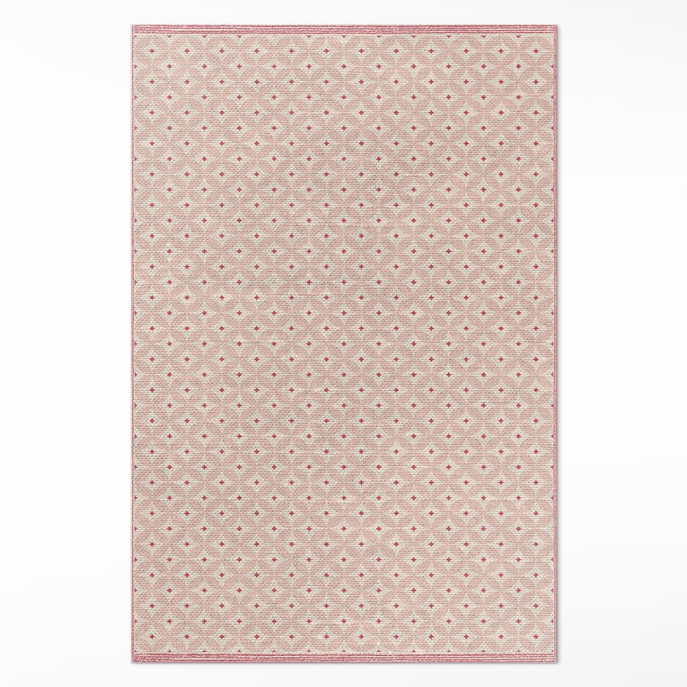 Műanyag szőnyeg Rózsaszín keleti mintás szövet utánzat