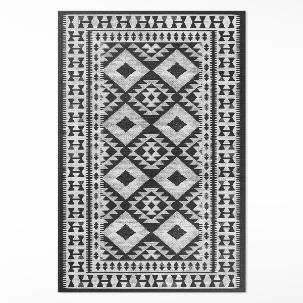 Mosható futószőnyeg Retro vintage mintás textil utánzat