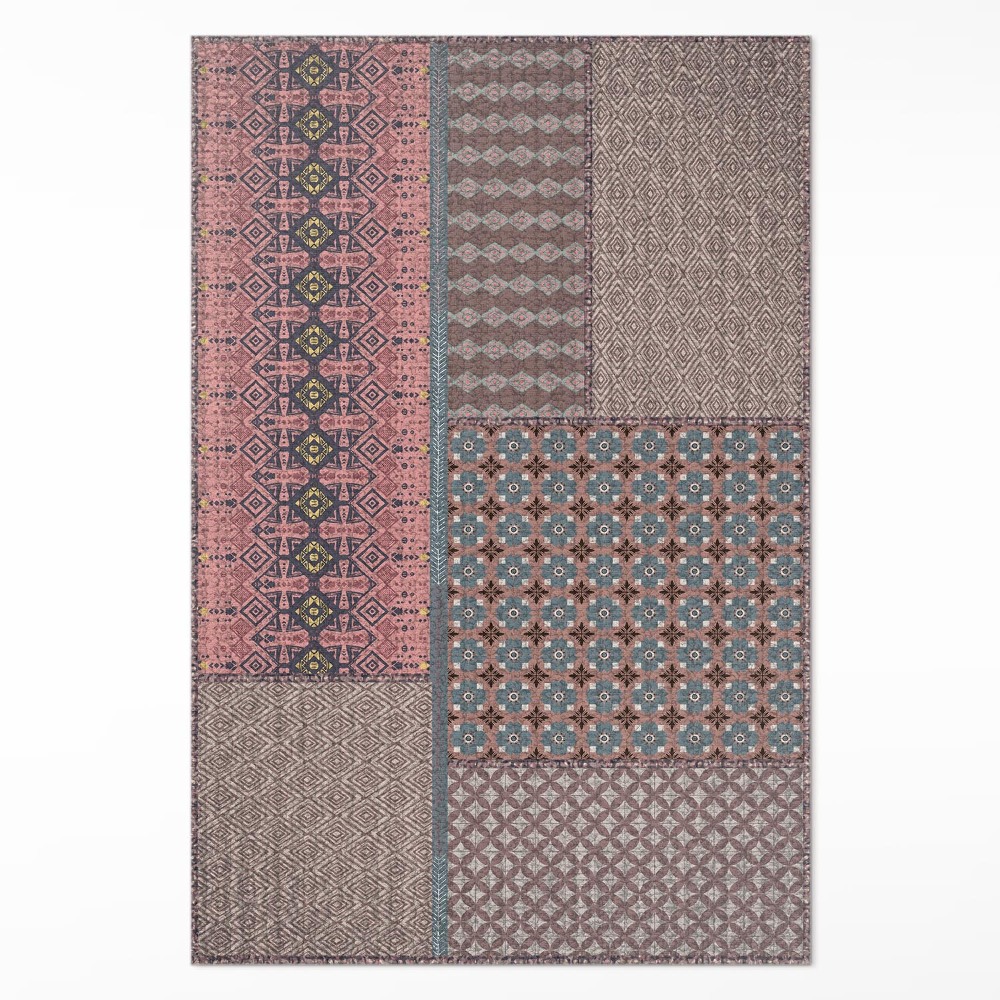 Pvc futószőnyeg Azték minta utánzat mintás textil