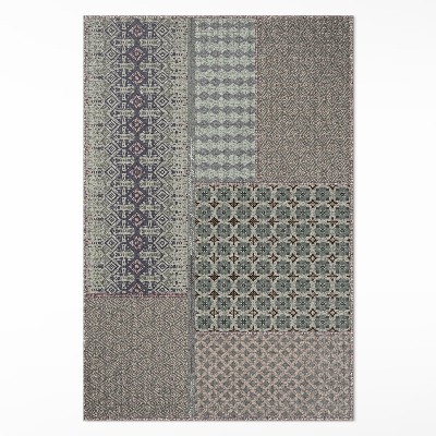 Műanyag szőnyeg azték stílusú díszített szövet utánzat