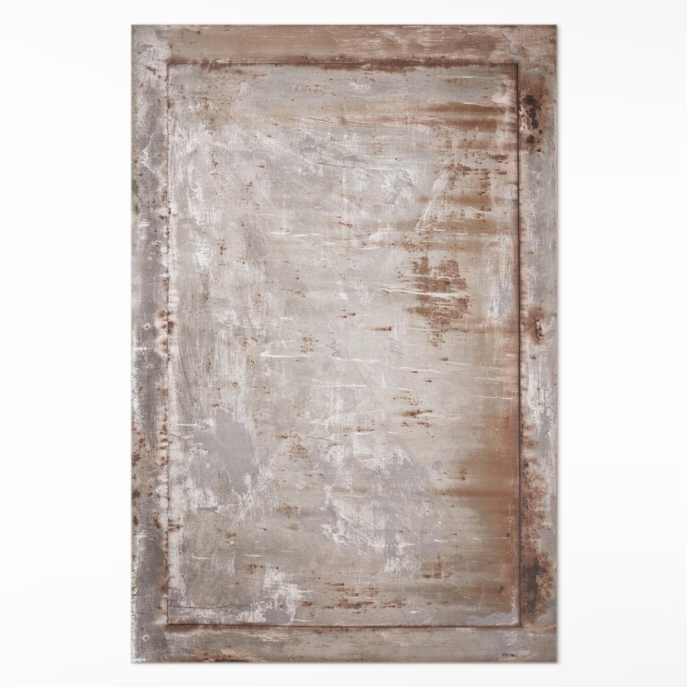 Műanyag szőnyeg Rozsdás fémlemez ipari stílusban