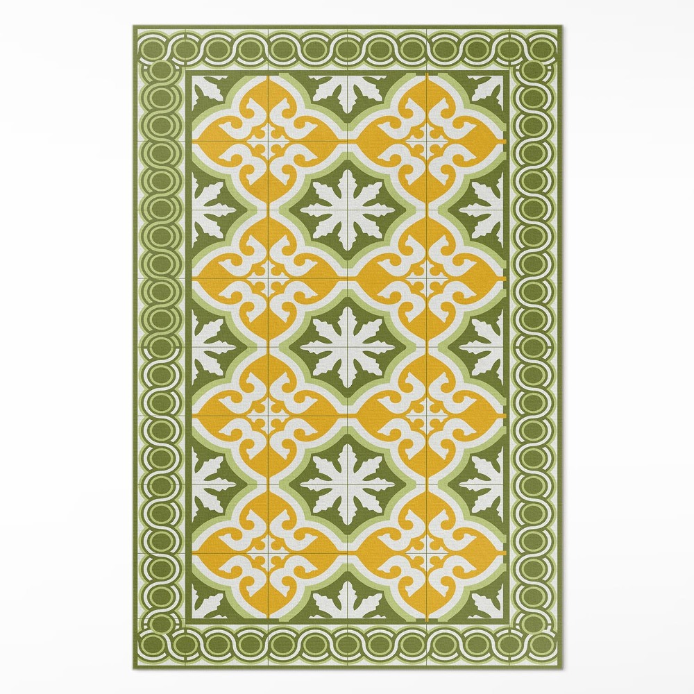 Műanyag szőnyeg Klasszikus csempe fényes mozaik