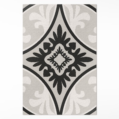 Mosható futószőnyeg csempe minta elegáns dísz