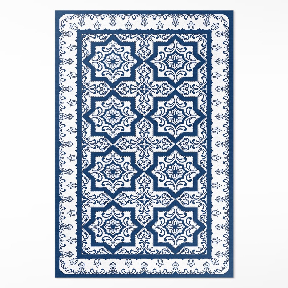 Műanyag szőnyeg Portugál stílusú dekoratív csempe