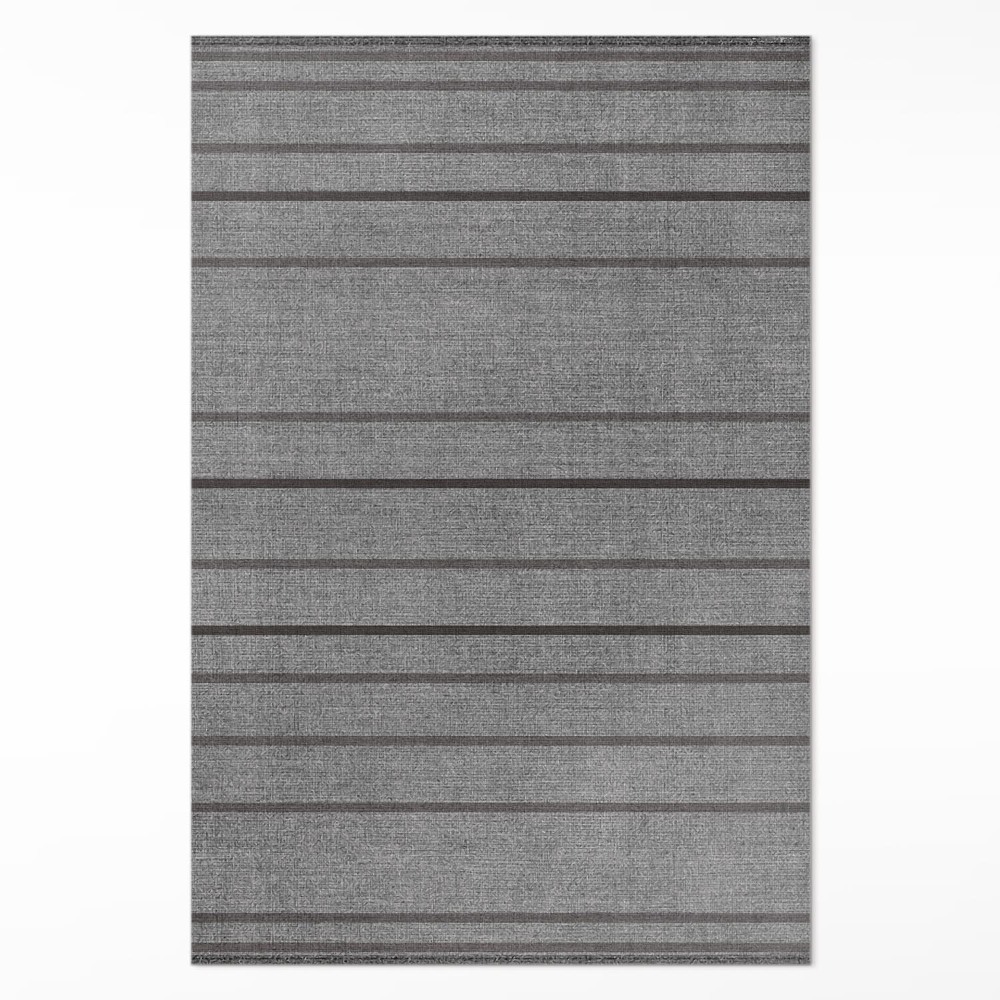 Műanyag szőnyeg Szürke csíkok boho vintage stílusban