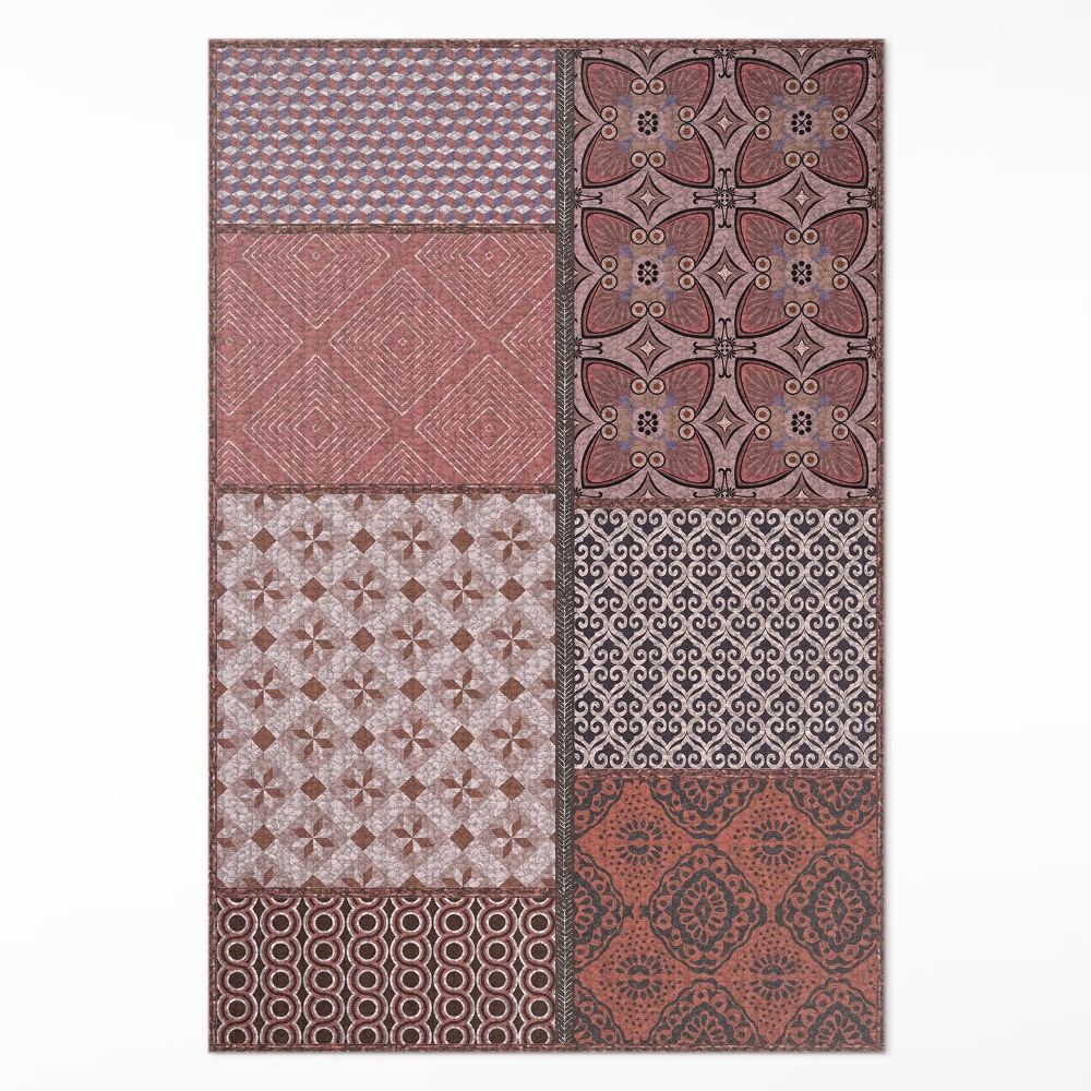 Mosható futószőnyeg Stílusok keveréke textilutánzat