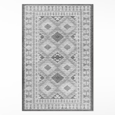 Pvc szőnyeg Szürke rombuszos szövetutánzat