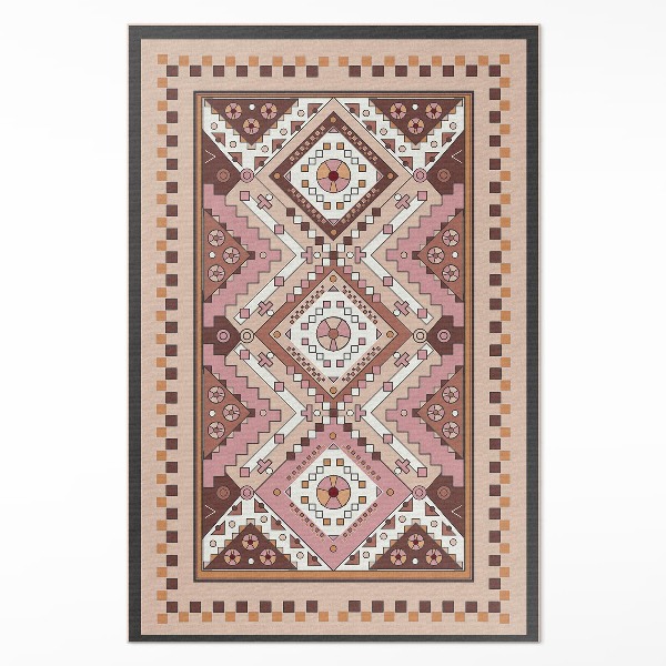 Mosható futószőnyeg Marokkói design geometriai dísz