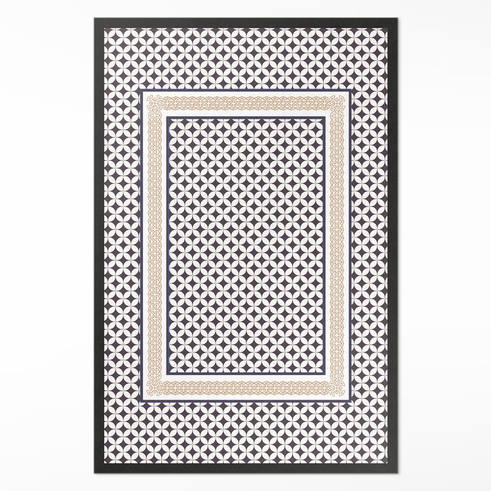 Pvc futószőnyeg Geometrikus kockás elbűvölő mozaik