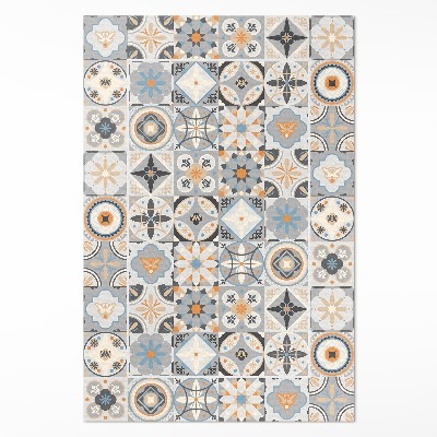 Mosható futószőnyeg spanyol csempe pasztell mozaik