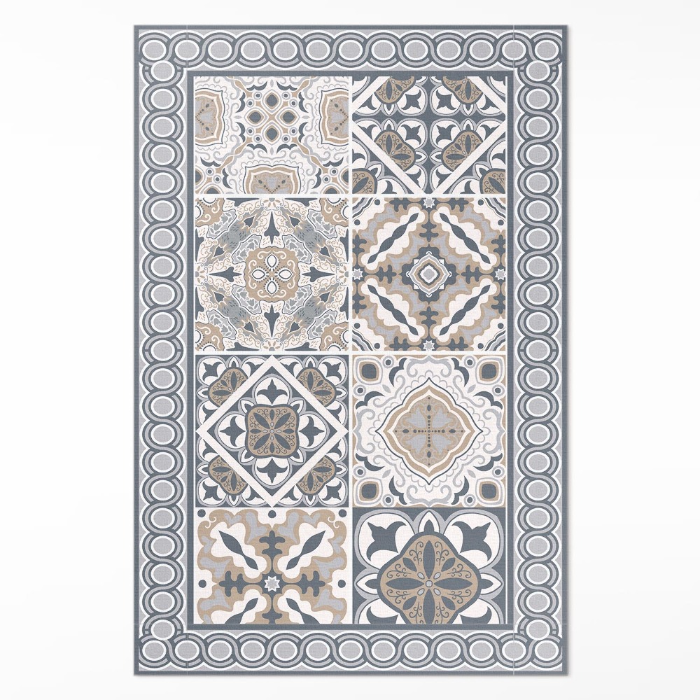 Műanyag szőnyeg Csempe és kockás dekoratív mozaik