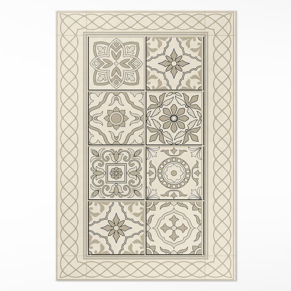 Mosható futószőnyeg spanyol kockás szép csempe