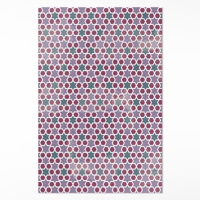 Pvc futószőnyeg Geometrikus csillagok finom mozaik