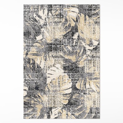 Pvc szőnyeg Monstera levél motívum kopott textúra