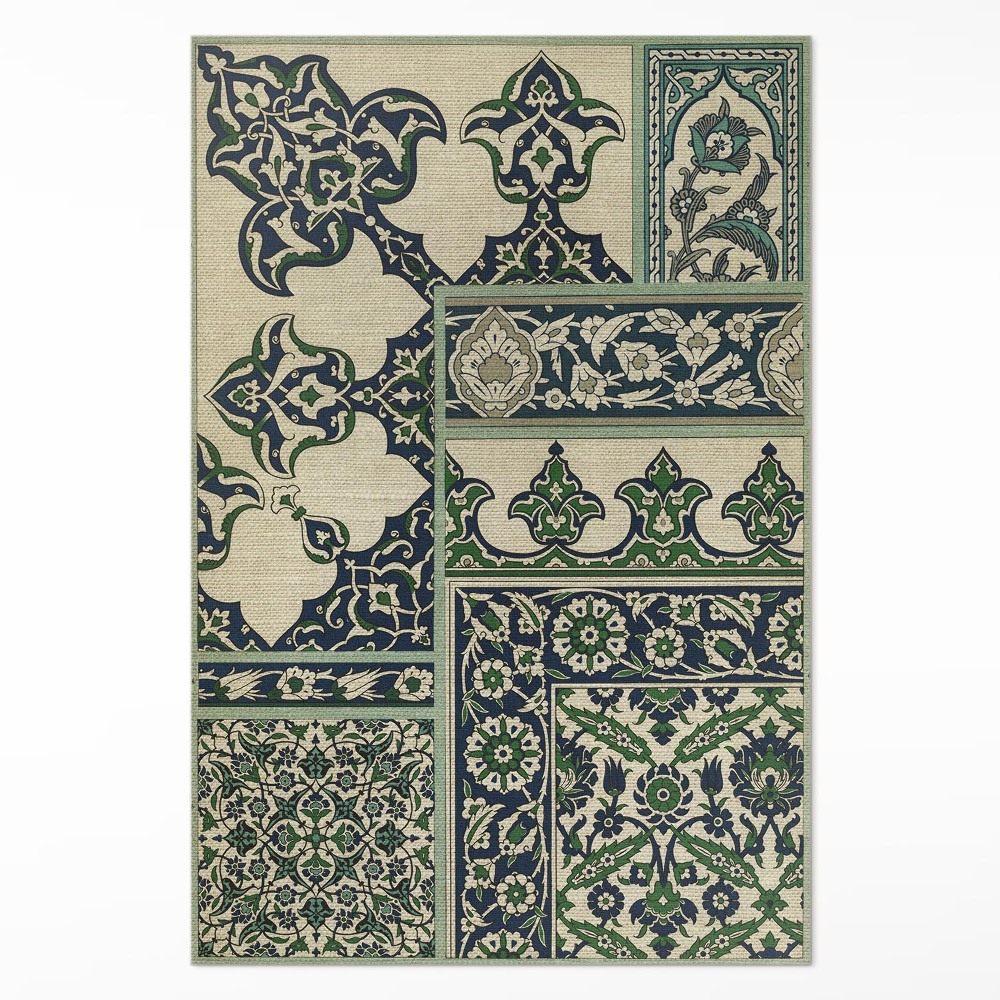 Pvc futószőnyeg Albert Racinet díszletterve