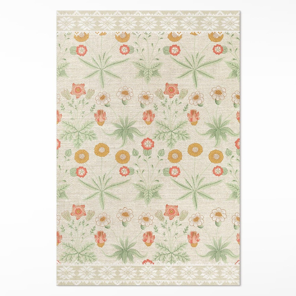 Mosható futószőnyeg Százszorszép William Morris