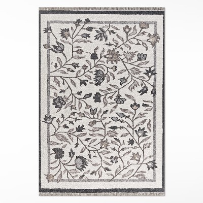 Mosható futószőnyeg Monokróm minimalista növények