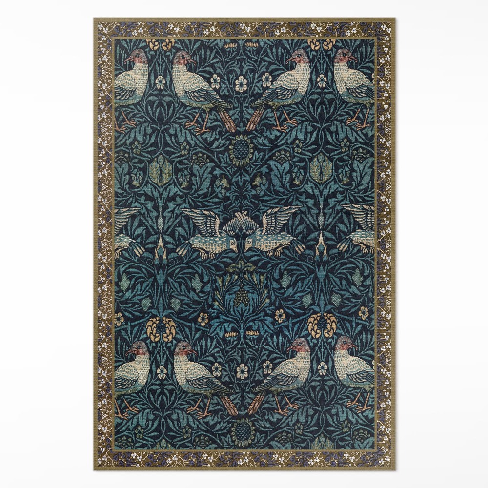 Műanyag szőnyeg Madár a mezőn William Morris