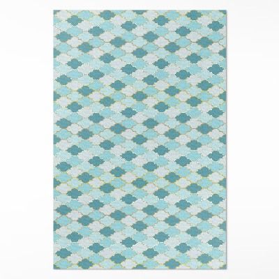 Pvc futószőnyeg Kék mozaik dekoratív csempe