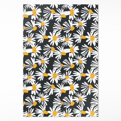 Pvc futószőnyeg Festett százszorszép mező virágok