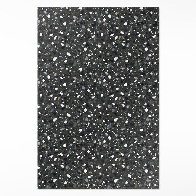 Műanyag szőnyeg Sötét kőedény dekoratív kő