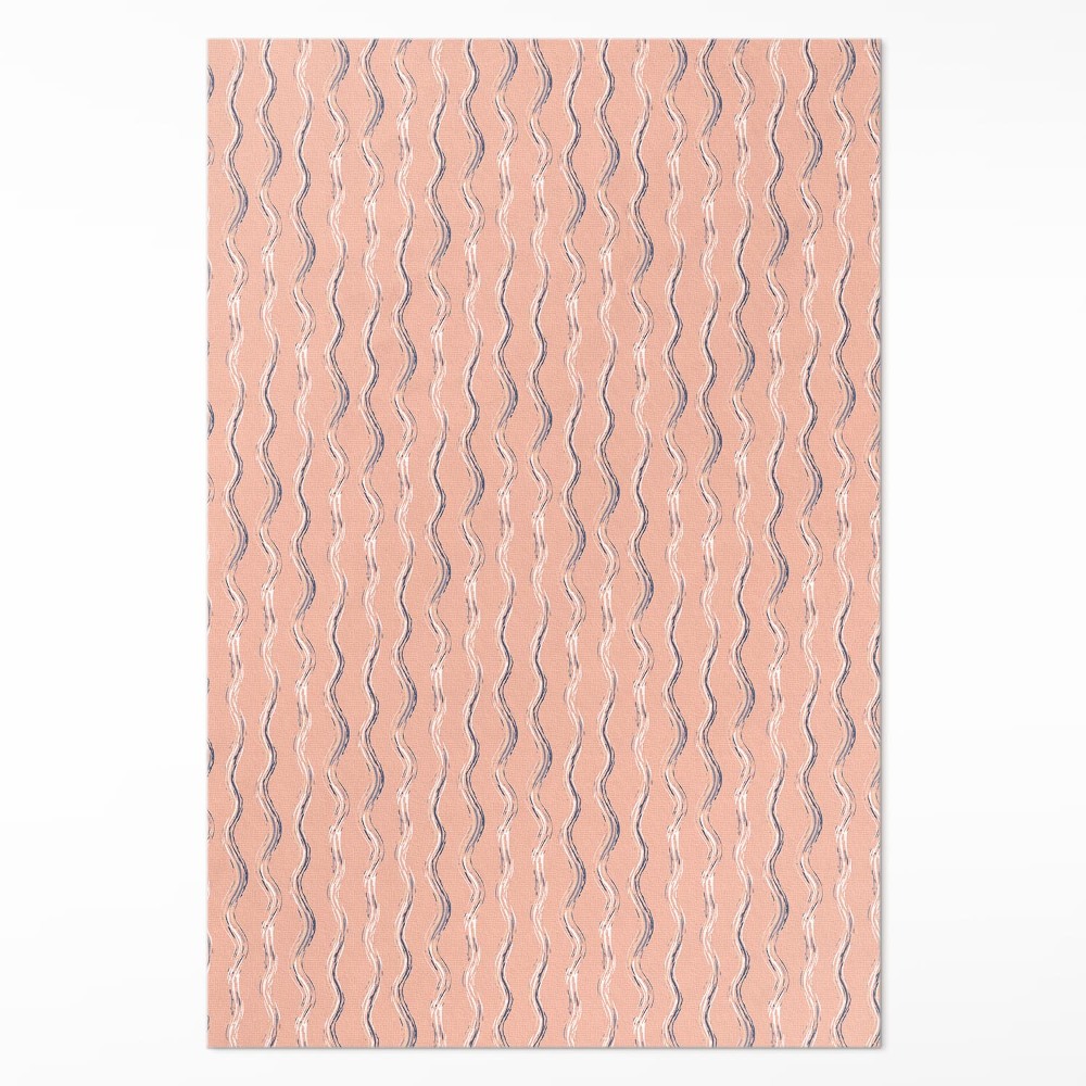 Pvc szőnyeg Boho hullámok pasztell színekben