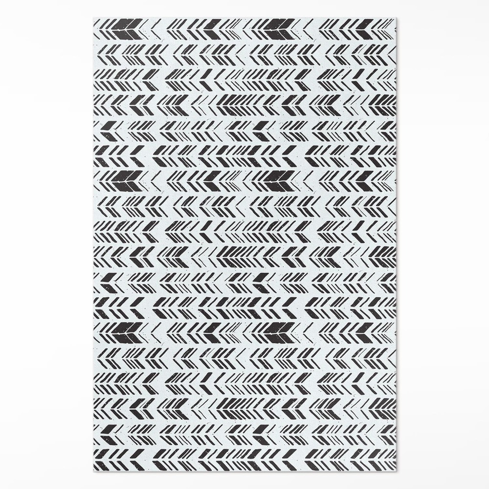 Mosható futószőnyeg Indiai toll és nyíl boho design