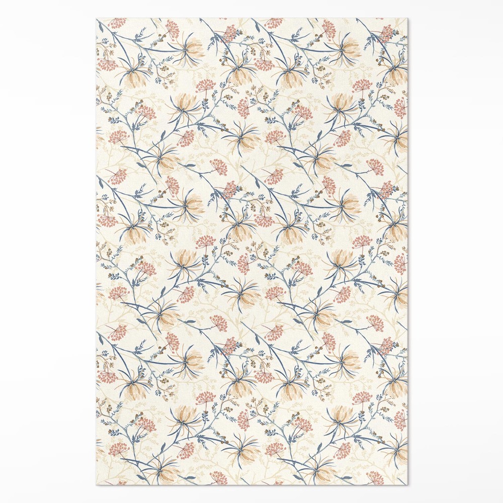 Pvc szőnyeg Virágos rét finom boho minta