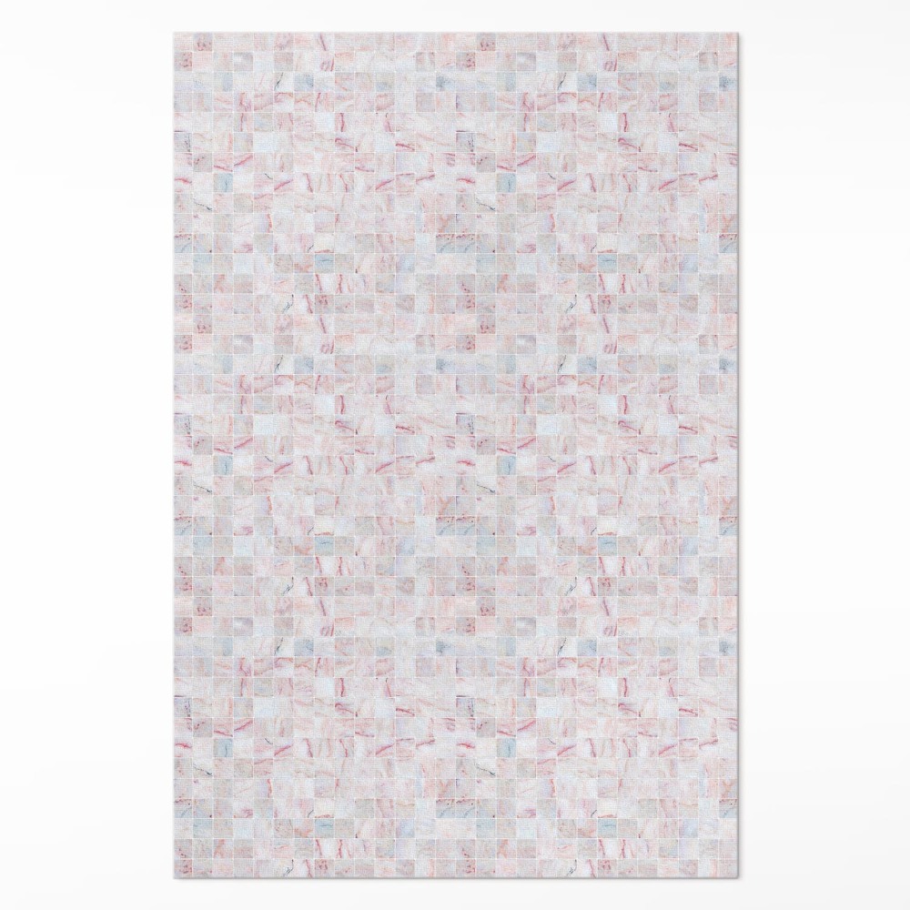 Műanyag szőnyeg Finom kő mozaik csempe