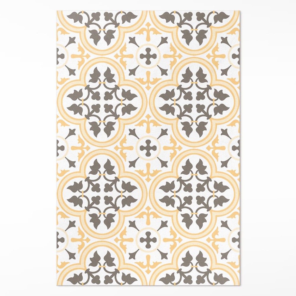 Pvc szőnyeg Portugál csempe nyári stílusban