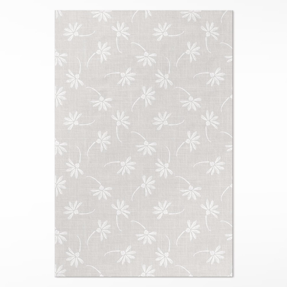 Pvc szőnyeg Finom boho százszorszépek szöveten