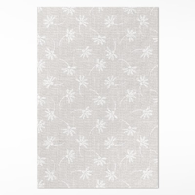 Pvc szőnyeg Finom boho százszorszépek szöveten