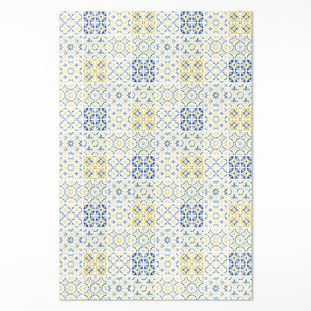 Mosható futószőnyeg Spanyol mozaik mintás csempe