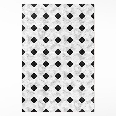 Mosható futószőnyeg Divatos márvány mintás csempe