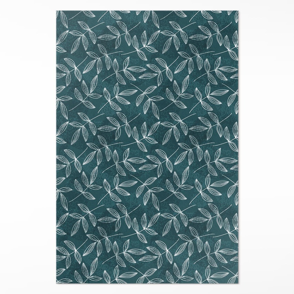 Pvc szőnyeg Minimalista gallyak boho levelekkel