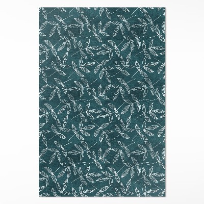 Pvc szőnyeg Minimalista gallyak boho levelekkel