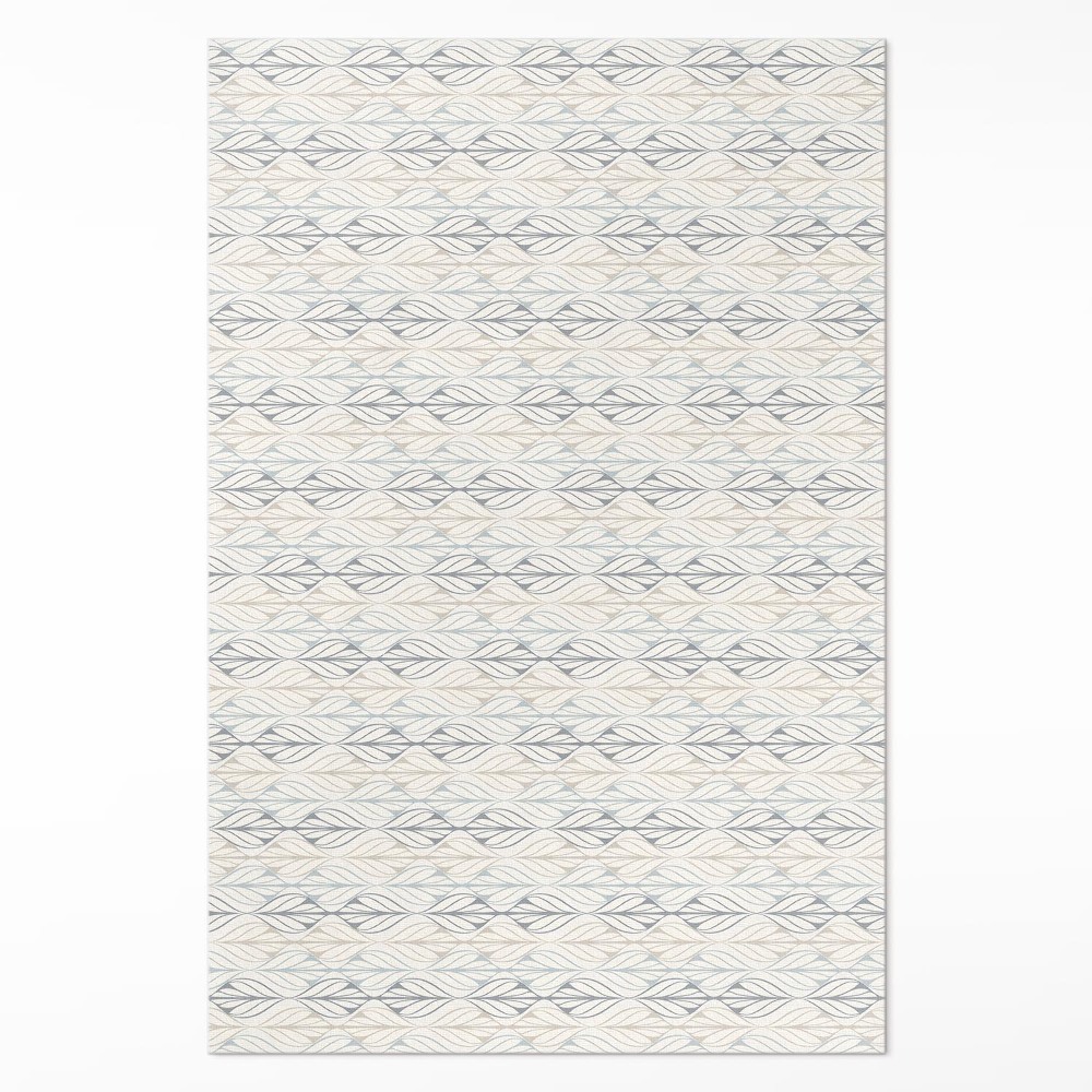 Pvc futószőnyeg Szabályos levelek keleti boho minta