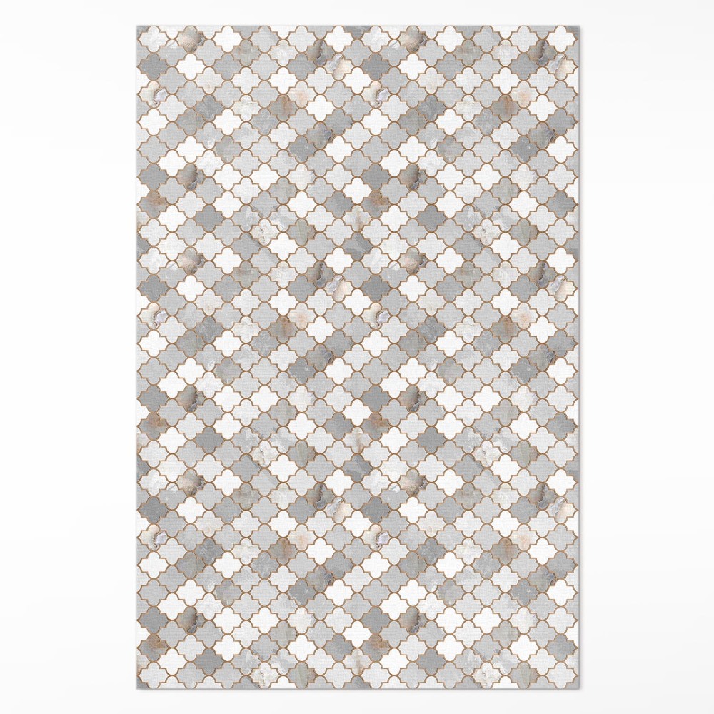 Műanyag szőnyeg Divatos kő mozaik stílusos csempe