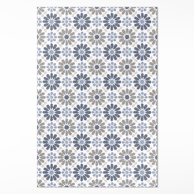 Pvc futószőnyeg Pasztell virágok finom szabályos minta