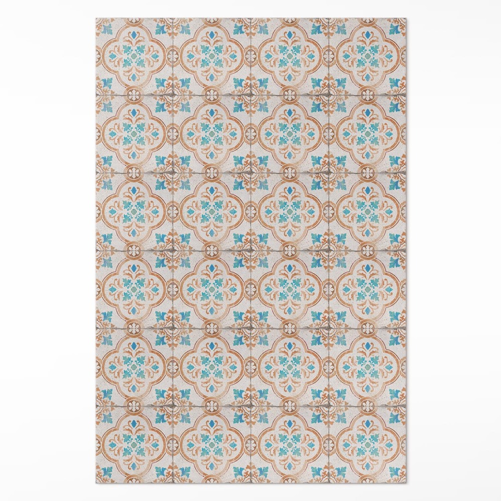 Mosható futószőnyeg Antik design gyönyörű mozaik