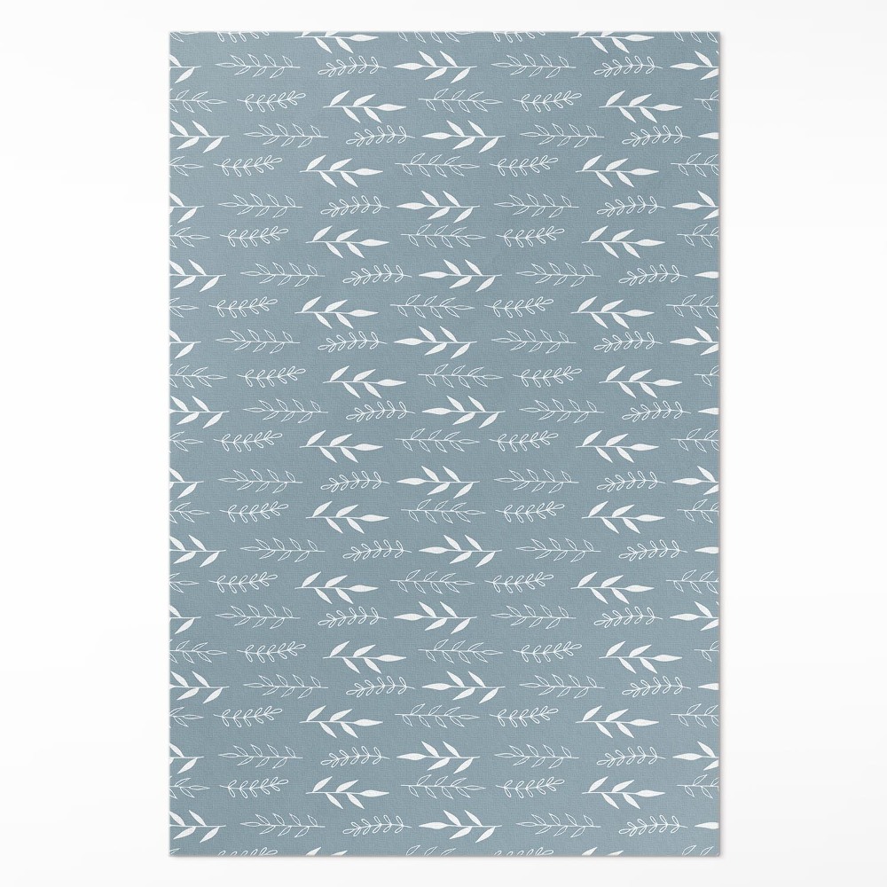 Műanyag szőnyeg Minimalista illusztráció gallyakkal és levelekkel